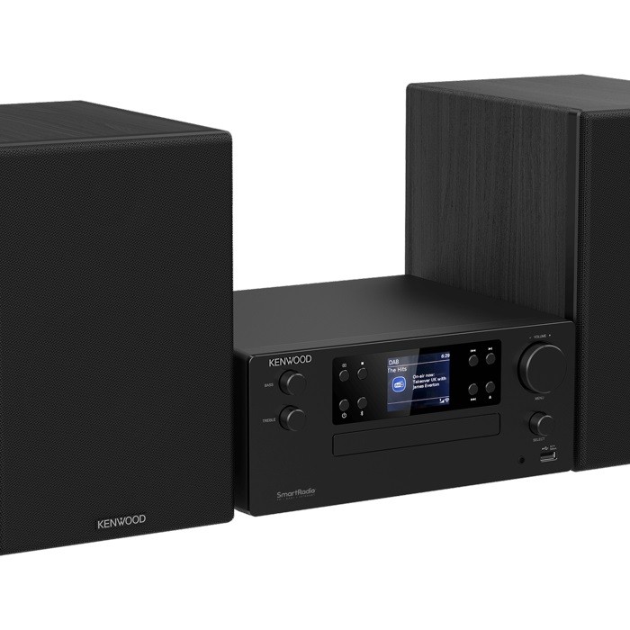 Kenwood M-9500S-B Smart Micro Hi-Fi System mit Internetradio, DAB+, CD/USB und A