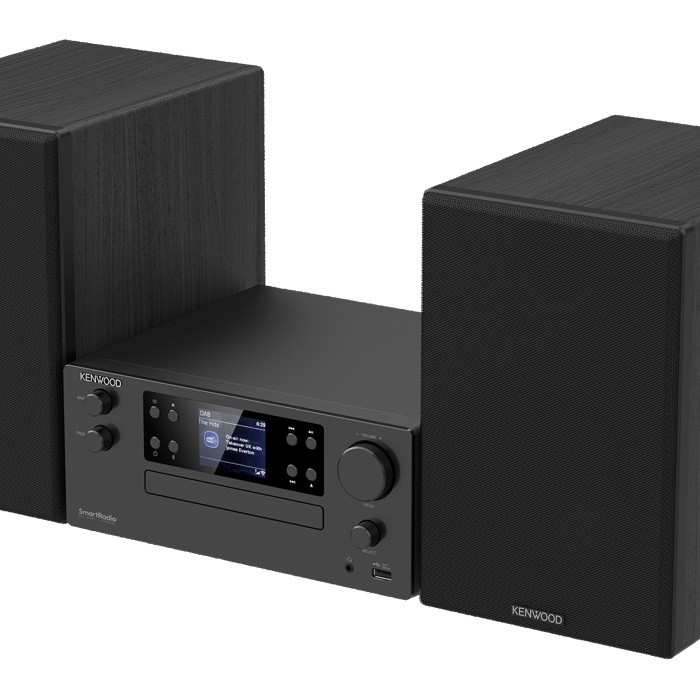 Kenwood M-9500S-B Smart Micro Hi-Fi System mit Internetradio, DAB+, CD/USB und A