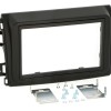 Radioblende FIAT Ducato ab 2021- 2DIN matt black Installer Kit 103 x 178