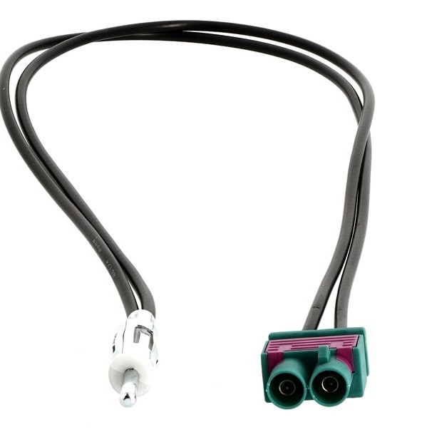 Antennenkabel DOPPEL FAKRA (M) - DIN (M) Kabel 50cm