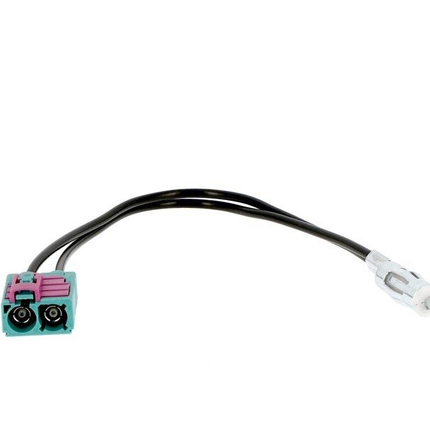 Antennenkabel DOPPEL FAKRA (F) - DIN (M), Kabel 19cm