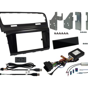 Alpine Halo9 / Halo11 Einbauset mit CAN-Bus-Interface zur Unterstützung der Lenk