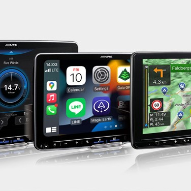 Alpine Halo9 / Halo11 Einbauset mit CAN-Bus-Interface zur Unterstützung der Lenk