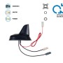 Dachantenne AM/FM DAB+ Shark 12V extern/phantom