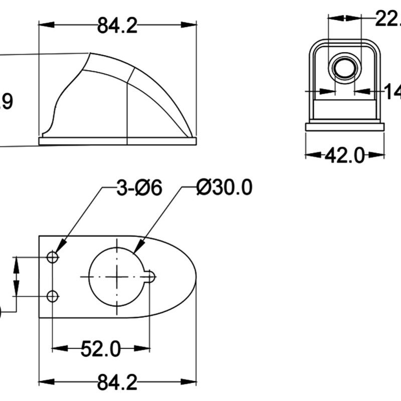 Rückfahrkamera/Monitor Kit 7 universal Camper
