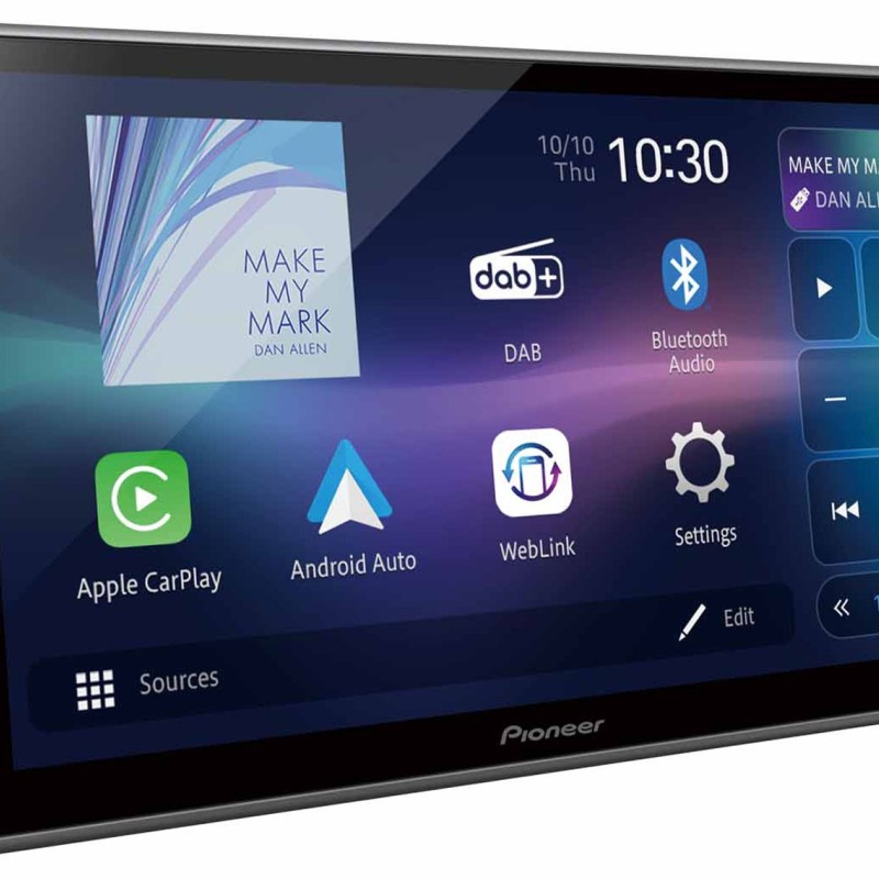 Pioneer SPH-DA97DAB-UNI - MP3-Autoradio mit Touchscreen / DAB / Bluetooth / USB