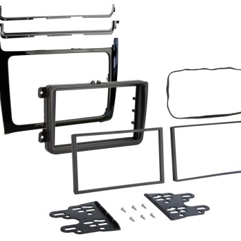 2-DIN Radioblende VW Polo 04/2014-07/2017 Klavierlack