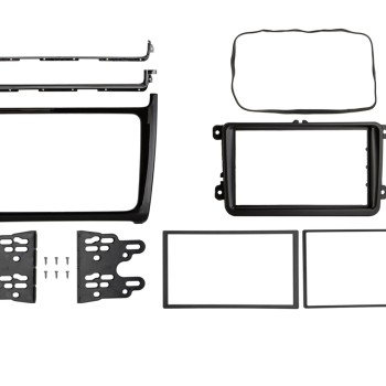 2-DIN Radioblende VW Polo 04/2014-07/2017 Klavierlack