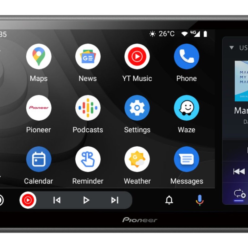 Pioneer SPH-EVO950DAB-VAG Mediacenter mit kapazitivem 22,8 cm (9 Zoll) Display