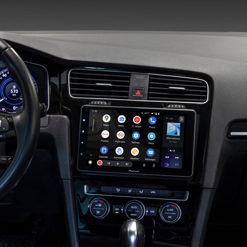 Pioneer SPH-EVO950DAB-VAG Mediacenter mit kapazitivem 22,8 cm (9 Zoll) Display