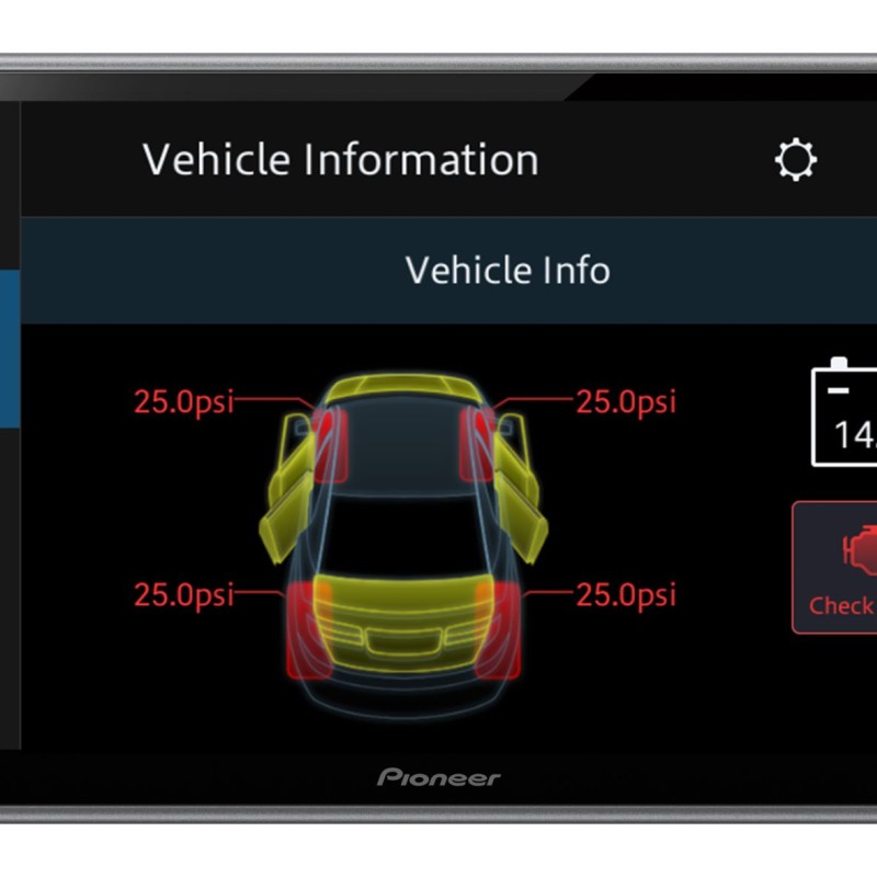 Pioneer SPH-EVO950DAB-VAG Mediacenter mit kapazitivem 22,8 cm (9 Zoll) Display