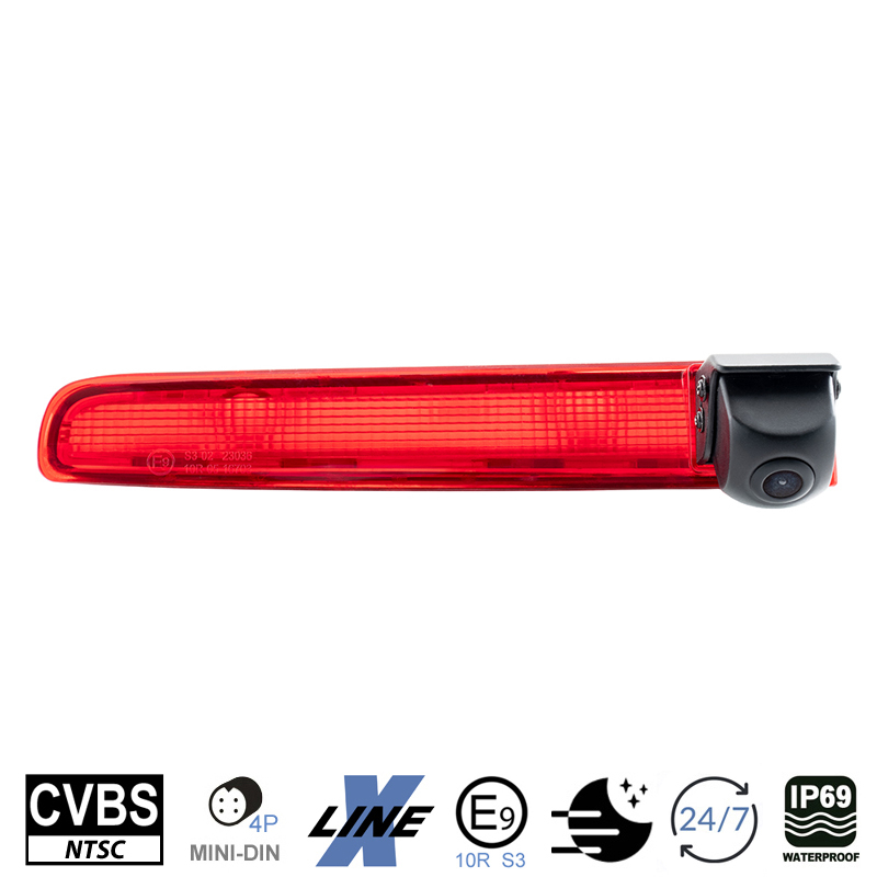 Kamera (CVBS), für Volkswagen T5 und T6 / T6.1 mit Flügeltüren bis MJ2021