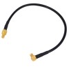 MCX-Stecker, rechtwinklig auf SMB-Stecker  RG174, 20 cm