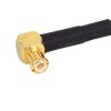 MCX-Stecker, rechtwinklig auf SMB-Stecker  RG174, 20 cm