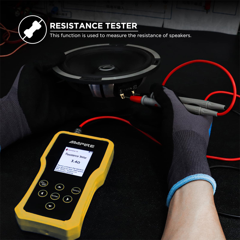 AMPIRE Multifunktions-Audiotestgerät für den Einbauprofi