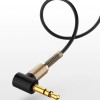 3,5 mm Klinke Audio-Stereo- 1 m 90 Grad rechtwinkliges