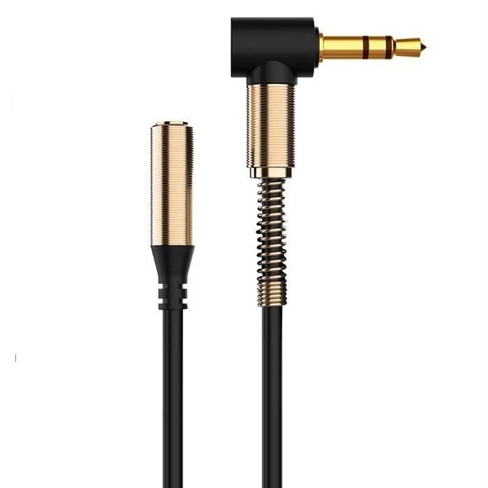 3,5 mm Klinke Audio-Stereo- 1 m 90 Grad rechtwinkliges