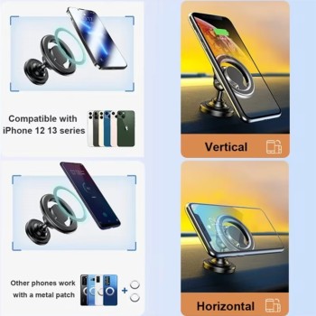 Magnetischer Autotelefonhalter mit Zubehör