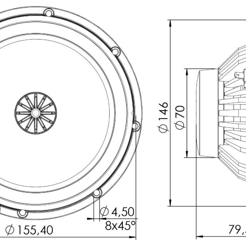 ETON HEX165 High-End 165 mm Tief-/Mitteltöner