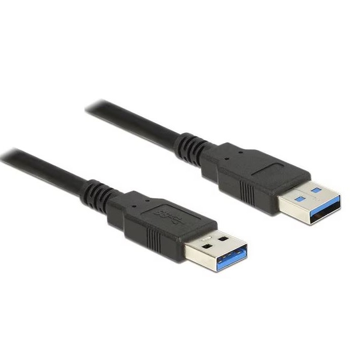 Delock USB 3.2-Kabel USB A - USB A 1 m