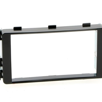 Radioblende MITSUBISHI L200 2-DIN piano black Installer Kit