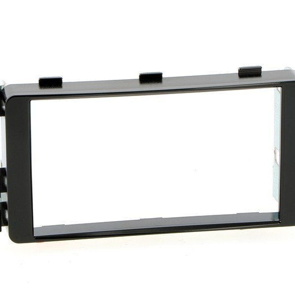 Radioblende MITSUBISHI L200 2-DIN piano black Installer Kit