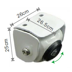 RFK NTSC CMOS 210°, Mini-Anbau und Unterbau,Linien,weiß