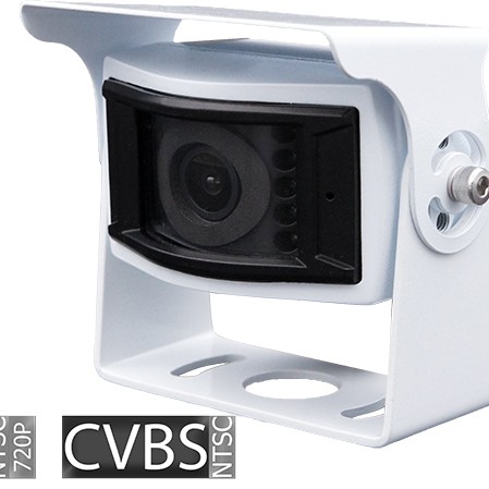 RFK AHD/CVBS NTSC 1/4 Zoll CMOS,130°,Aufbau,Mikro,IR,Weiß