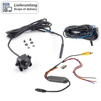 Mini Rückfahrkamera (CVBS), 195° Ultra-Weitwinkel