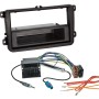 2-ISO Kit mit Fach Seat/Skoda/VW Fahrzeuge passiv/Antenne