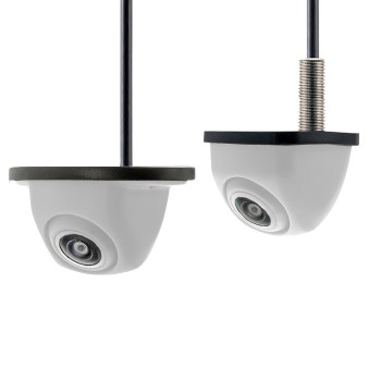 Multimount-Rückfahrkamera (CVBS), 155°, 8m Kabel, weiß