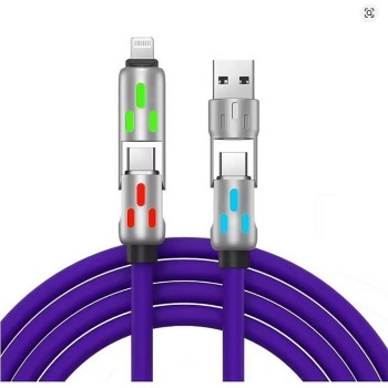 4-in-1 Superschnelllade-Datenkabel mit mehreren Anschlüssen