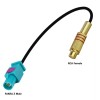 Rückfahrkamera adapter RCA (F) - FAKRA (M)