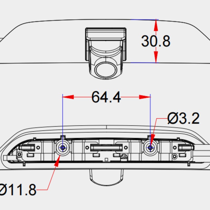 Rückfahrkamera Ford Tourneo Connect(SK/)VW Caddy(SK)