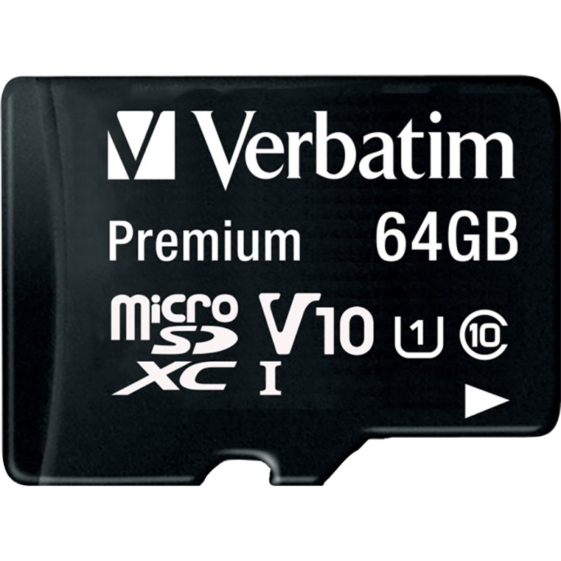 Verbatim microSDHC Speicherkarte, 64 GB