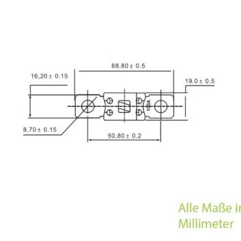 ANM Hochlast-Streifen-Sicherung 150A