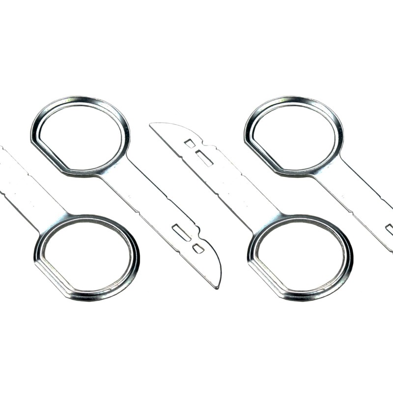 2 Paar Ford-Radio-Entriegelungsschlüssel