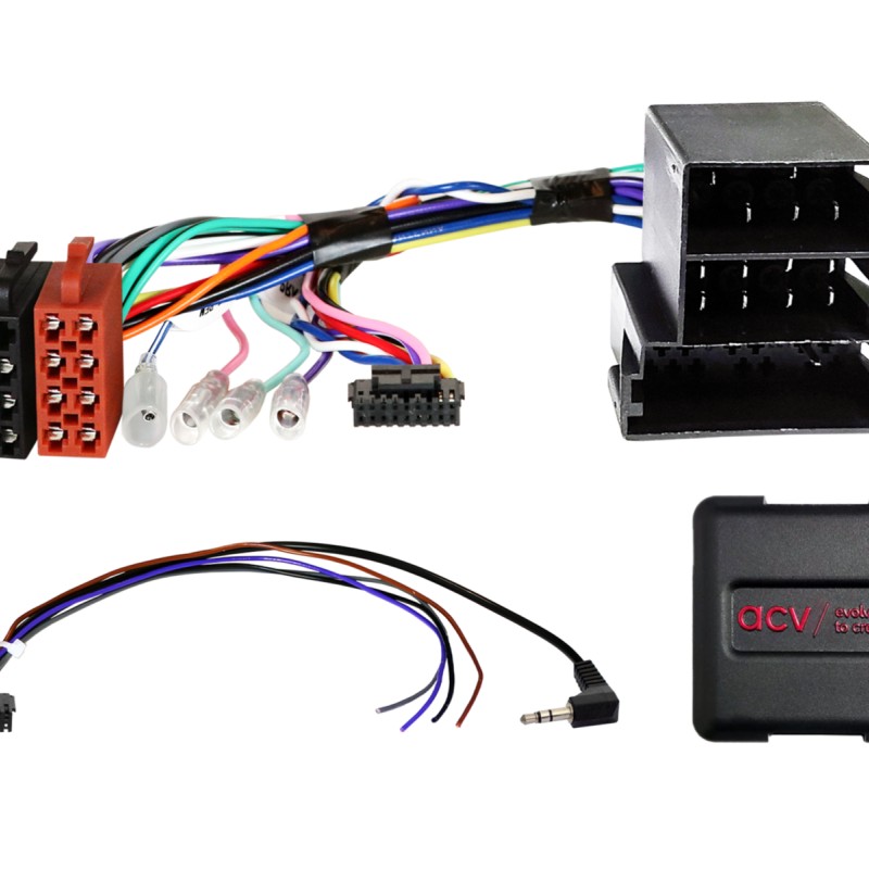 1-DIN Kit Fiat Grande Punto/Linea anthrazit LFB/Antenne