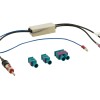 2-DIN Kit mit Fach Skoda/VW schwarz 40Pin/52Pin i-dapter