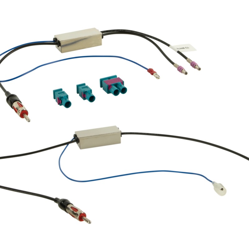 2-DIN Kit VW Polo 2014-2017 silber i-dapter/Anntenne