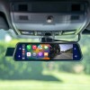 Smartphone-Spiegelmonitor 22.9cm (9) mit Dashcam & RFK-Eingang (AHD)
