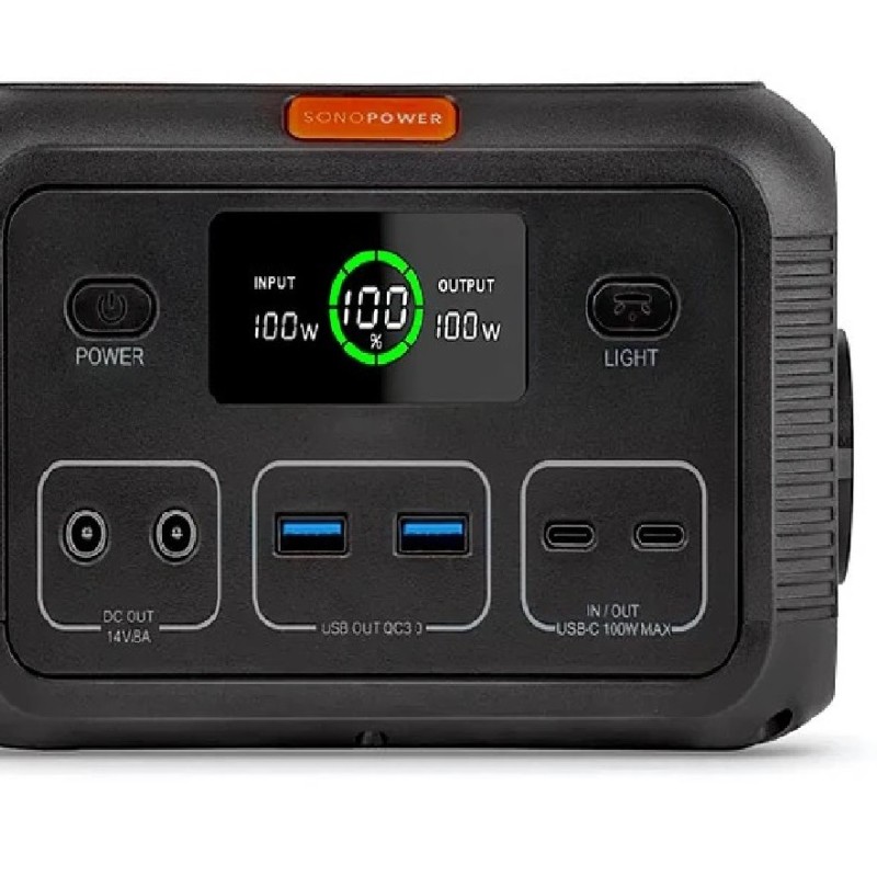 SonoPower MPS100 Mobile Stromversorgungslösung mit mehreren Ausgängen