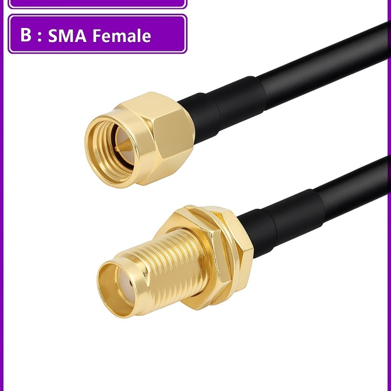 Antennenkabel SMA Stecker auf SMA Buchse 15 Meter