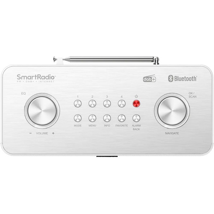 Kenwood CR-ST200S-W Smart Radio mit Internetradio,Bluetooth, DAB+PS-Farbdisplay