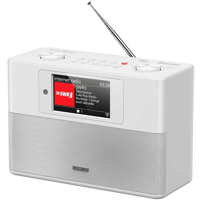 Kenwood CR-ST200S-W Smart Radio mit Internetradio,Bluetooth, DAB+PS-Farbdisplay