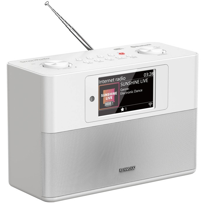 Kenwood CR-ST200S-W Smart Radio mit Internetradio,Bluetooth, DAB+PS-Farbdisplay