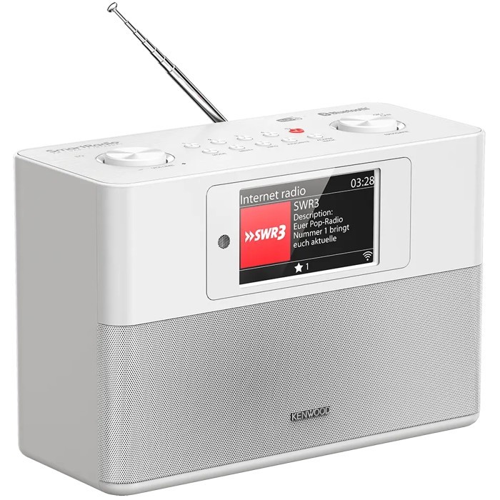 Kenwood CR-ST200S-W Smart Radio mit Internetradio,Bluetooth, DAB+PS-Farbdisplay