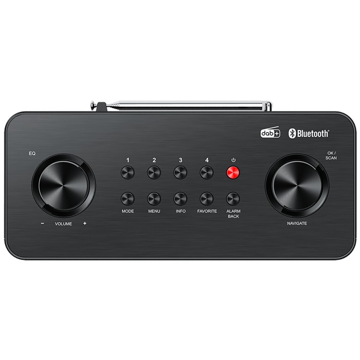 KENWOOD CR-ST85DAB-B DAB+ Kompaktradio Audio-Streaming&ASA-Warnfunktion