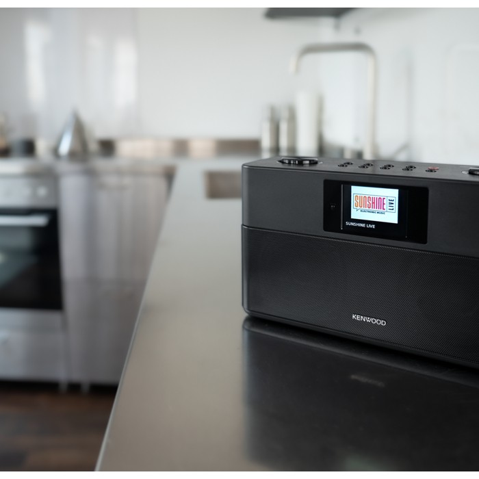 KENWOOD CR-ST85DAB-B DAB+ Kompaktradio Audio-Streaming&ASA-Warnfunktion