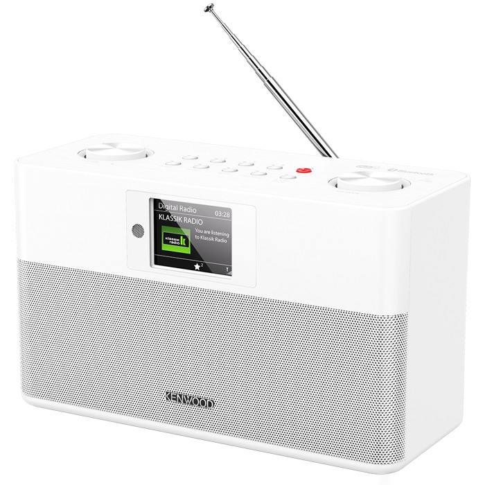 Kenwood CR-ST85DAB-W Kompaktradio mit Bluetooth und ASA-Warnfunktion